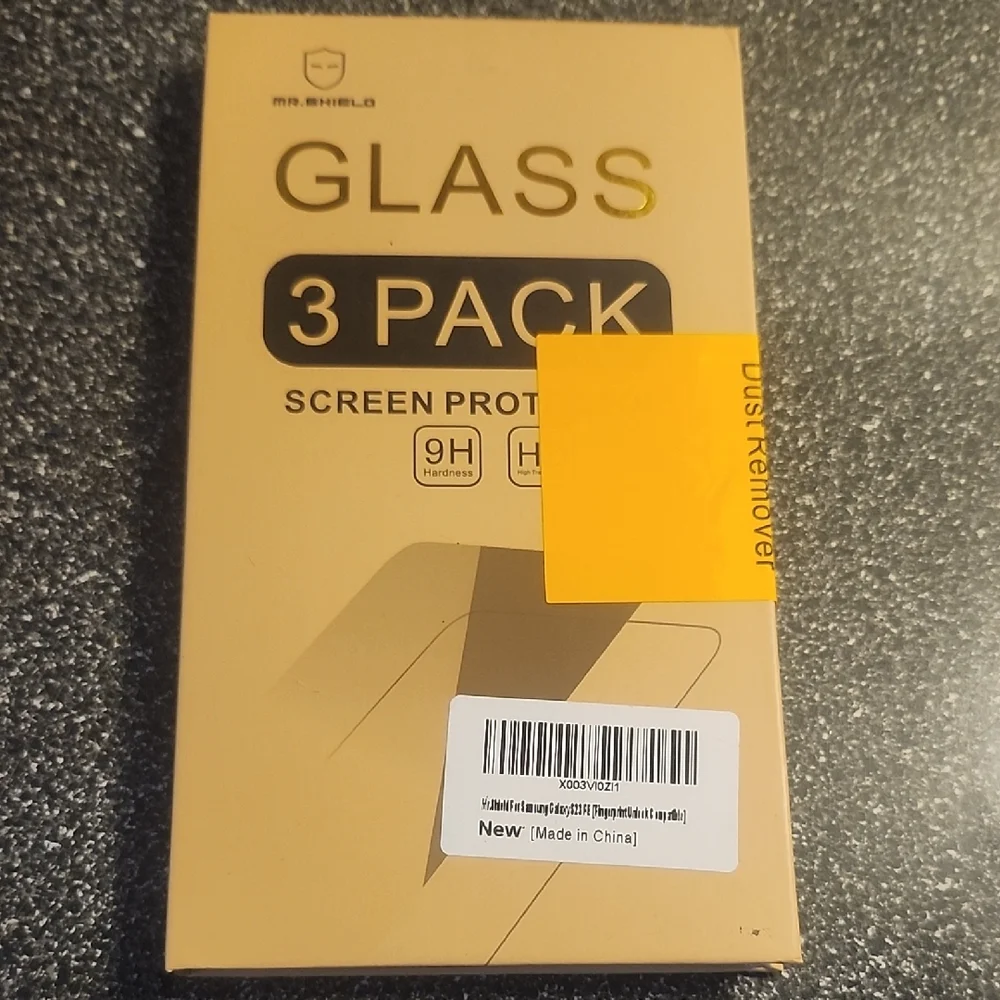 Mr. Shield Glass Screen Protector 3 Pack For SAMSUNG S23 FE NWT New In The Box